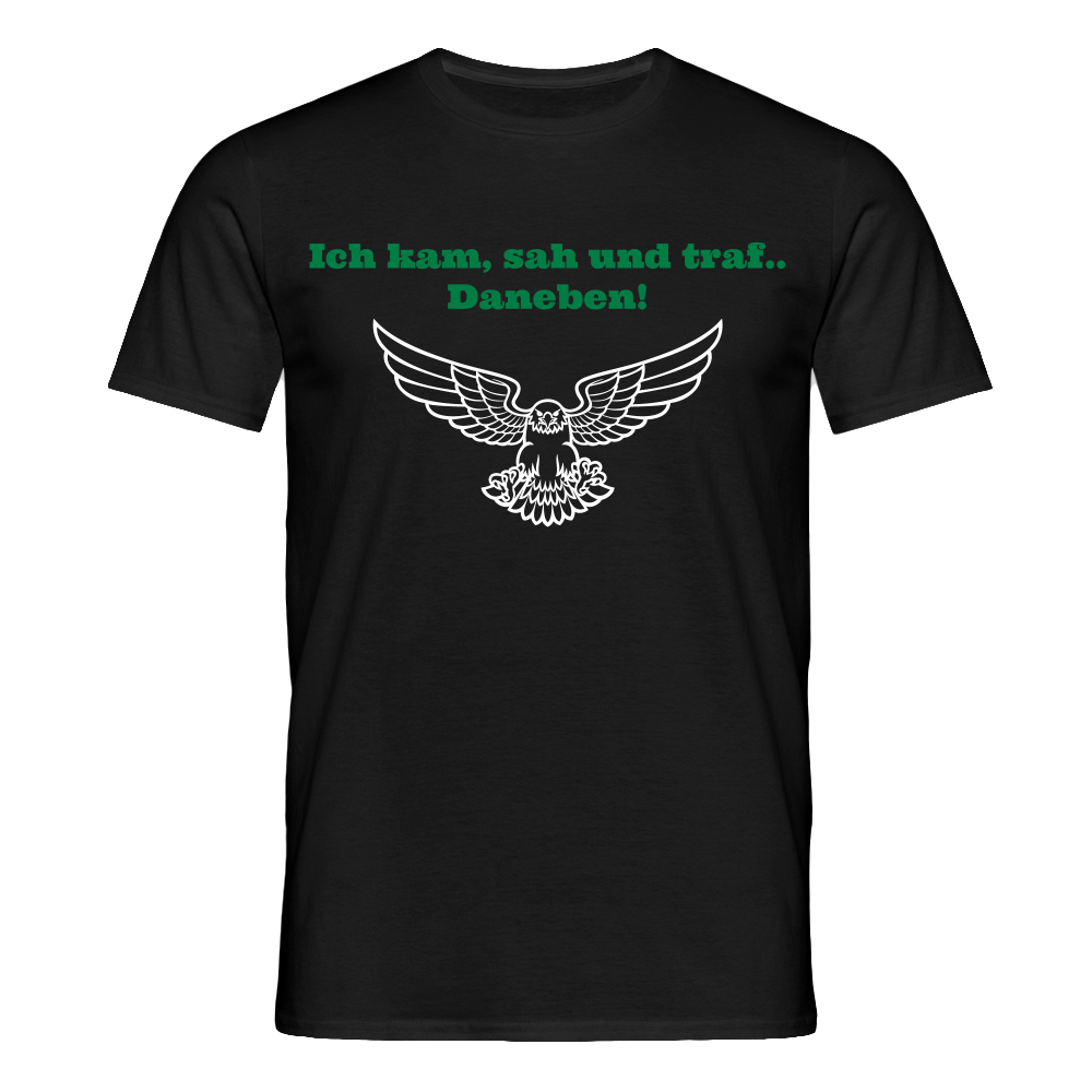 Herren T-Shirt "Ich kam, sah und traf.."
