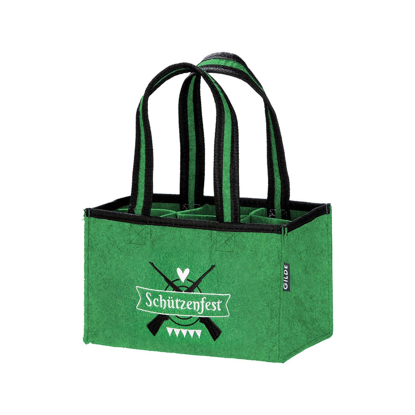 Flaschenträger Schützenfest H.15 cm 6er Träger