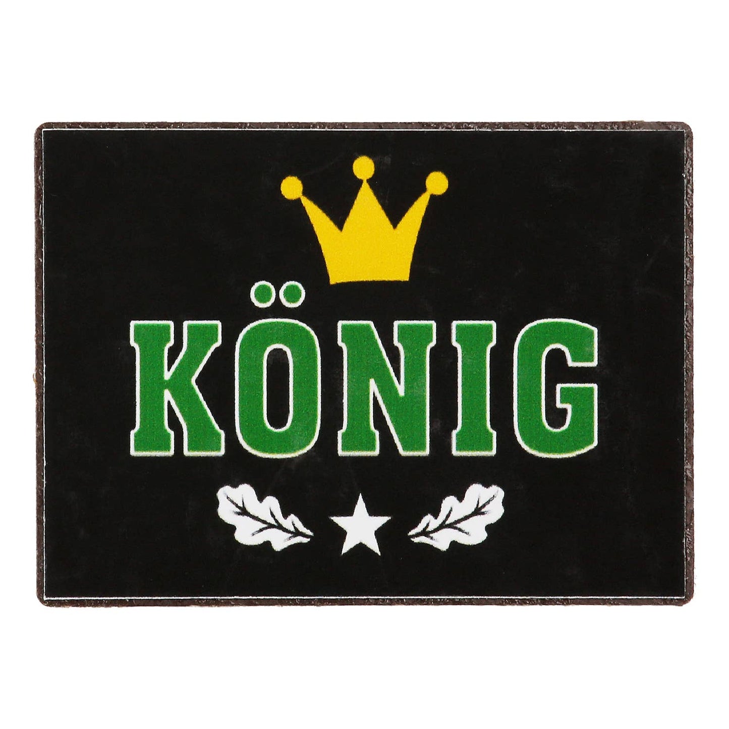 Magnet rechteckig Schützenfest 4-sort. grün H. 5 cm vers. Motive